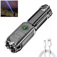 thumbnail image 2 of EIMELI Rechargeable 990000LM LED Flashlight Tactical Police Super Bright Torch Zoomable（1 Pcs）, 2 of 7