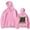 pink, variant on Kevin Gates Khaza Album Cover Merch Hoodie Sweatshirt New Logo Women/Men Cosplay Pullovers Hooded Longsleeve