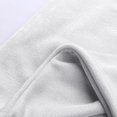 thumbnail image 3 of Sngxgn Women's Ruched Bodycon Dress Long Sleeve Front Drape Crew Neck Midi Dress(White,S), 3 of 8