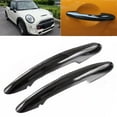 thumbnail image 2 of Glossy Black Door Side Handle Cover Trim for Mini for Cooper F54 F55 F56 F57 F60, 2 of 7