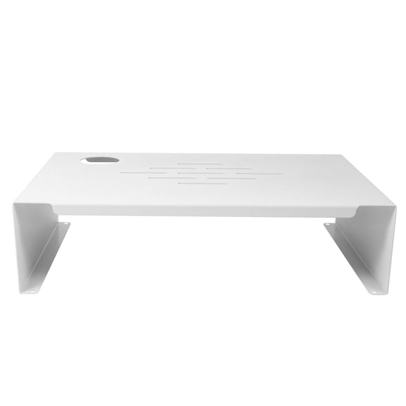 Toyandona White Desktop Monitor Steel Stand Laptop Riser for Comfortable Eye Level Use
