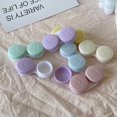 thumbnail image 3 of 20 Pcs Multi-Color Contact Lens Case RUIFUNETEK Left/Right Eyes Contact Lens Storage Box, Premium ABS Contact Lens Protection Box, Portable Contact Lens Storage in Travel, Work and Home, 3 of 4