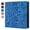 Blue, variant on RECUTMS Leather Cover Photo Album 600 Pockets Memo Album Hold 4x6 Photos 5 per Page Graduation Memory Book Wedding Memory Album (Blue)