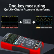 3 in 1 Handheld Oscilloscope Automotive Dual Channel 50MHz with Digital Multimeter and Signal Generator