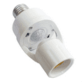 thumbnail image 3 of E27 LED Bulb Holder with PIR Motion Sensor 110-240V Bubble Smart Infrared Sensing Adjustable Lamp Base, 3 of 7