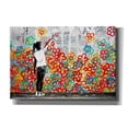 thumbnail image 1 of Epic Graffiti 'Flower Power' by DB Waterman, Canvas Wall Art, 26"x18", 1 of 3