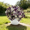 thumbnail image 6 of Anewi Artificial Petunias for Outdoors, UV Resistant Fake Silk Flowers for Outside Planters, Realistic Faux Flower Plants for Porch and Patio, 1 Bundle, 6 of 9