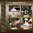 thumbnail image 3 of Magic Peel and Stick Wallpaper Whimsical Dark Forest Design Gold Stars Lavender Wall Mural 17.7in x 9.8ft Self Adhesive Removable Wall Paper Renter Friendly Wallpaper for Kids Bedroom Living Room, 3 of 8