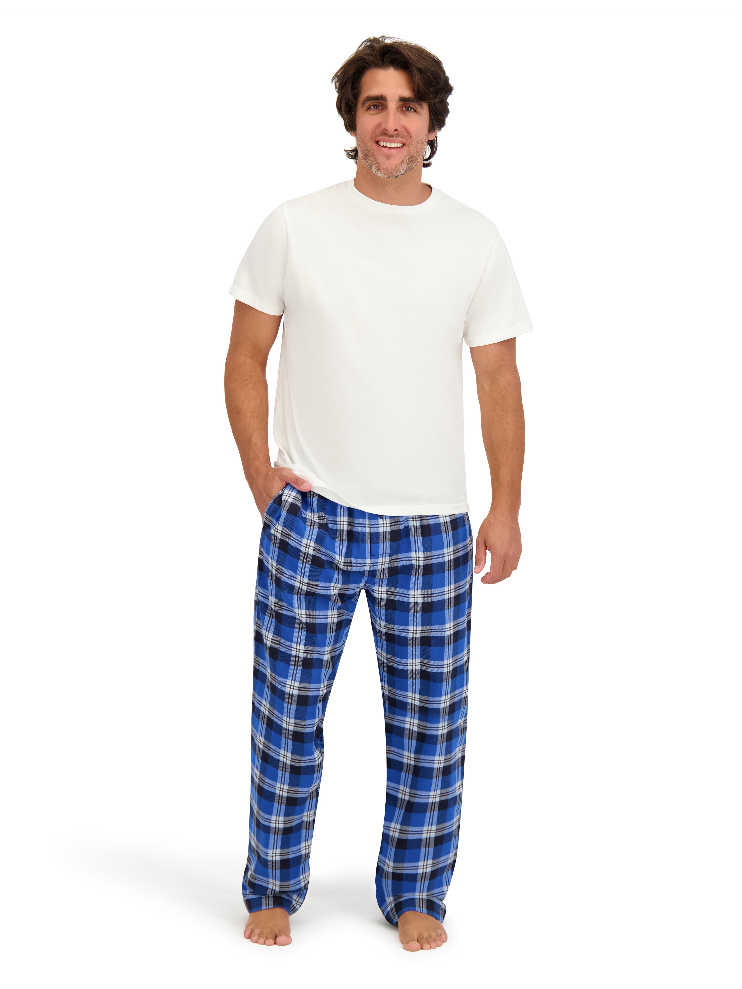 Hanes Men's 2pk Ultrasoft Flannel Sleep Pants, Sizes S-XL