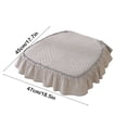 thumbnail image 2 of Chair Covers for Dining Chairs, Princess Chair Cushion European Style Linen & Polyester Breathable Pad, Dining Chair Seat Covers Cute Washable Cover, 2 of 6