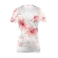 thumbnail image 4 of Fewfanhot Women's Clothing Loose Fit Collared V Neck Short Sleeve Cute Summer Tops Dressy Casual Pocket Work Blouse, 4 of 5