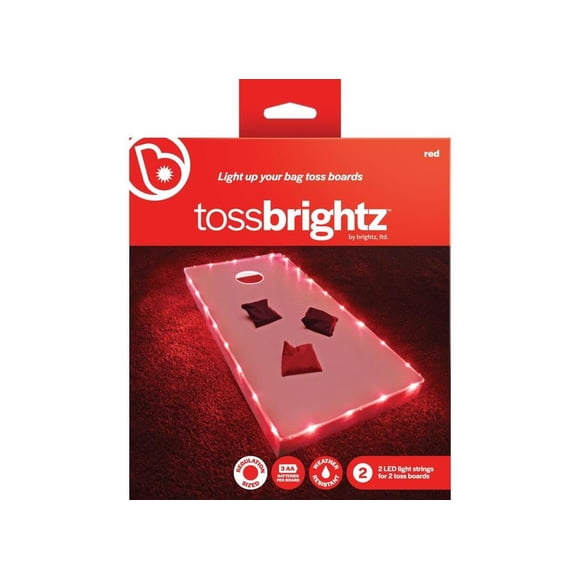 Cornhole Lights Brightz TossBrightz LED rojo para Corn Hole