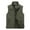 Army Green, variant on Sleeveless Outdoor Jacket for Men Lightweight Zip Up Golf Windbreaker Hiking Touring Running Work Wear Breathable Performance Soft Fabric Relaxed Fit Navy 2XL