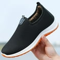 thumbnail image 5 of Mens Air Low Sneaker Winter Cotton Shoes Plush Thickened Cotton Shoes Old Cloth Shoes Steel Toe Sneaker Boots for Men, 5 of 7