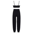 thumbnail image 2 of Yeahdor Kids Girls 2Pcs Sports Suit Sleeveless Butterfly Prints Crop Vest with Pants Set for Gym Running, 2 of 7