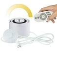 thumbnail image 1 of FSLIVING High Accent Uplight 7W LED Barrel Spotlight White Adjustable Wall Light, 1 of 10