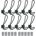thumbnail image 2 of Scienceny Colgador de ropa de 10 piezas, colgador de pared para bufanda, soporte colgante, organizador de llaves, estante organizador para el hogar, la Herramientas y ferretería Scienceny TO010075-01, 2 of 6