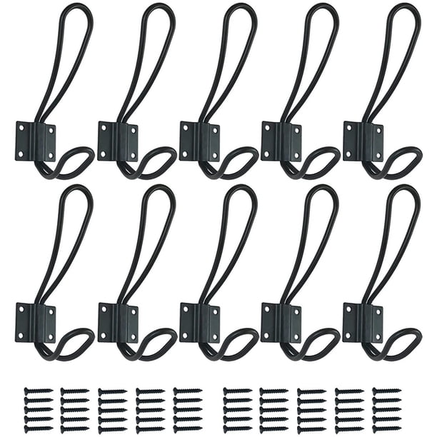 Speravity Colgador de ropa de 10 piezas, colgador de pared para bufanda, soporte colgante, organizador de llaves, estante organizador para el hogar, la Herramientas y ferretería Speravity TO010075-01
