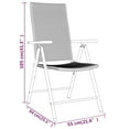 thumbnail image 4 of vidaXL 5 Piece Garden Dining Set Black, 4 of 4