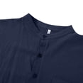 thumbnail image 5 of TAIAOJING Mens Shirts With Pocket Shorleeved Collar Casual Stand-Up Blouse, 5 of 5