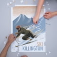 thumbnail image 3 of Killington, Vermont, Downhill Skier, Lithograph (1000 Piece Puzzle, Size 19x27, Challenging Jigsaw Puzzle for Adults and Family, Made in USA), 3 of 4