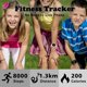thumbnail image 4 of Reloj deportivo digital con podómetro entrenamiento impermeable recargable al aire libre reloj niños niñas niños, 4 of 5