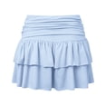 thumbnail image 4 of Kingdiese Womens Ruffled Skirt High Waisted Athletic Tennis Skirts for Running Workout Golf Casual Wear Midi Skirt Size S, 4 of 6