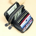 thumbnail image 2 of Janrevotw Women'S Small Genuine Leather Wallet Rfid Shield Credit Card Holder Purse, 2 of 5