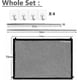 thumbnail image 3 of Baby Gate For Stairs No Drilling, 43.3" W X 28.3" H Retractable Dog Gate Baby Gate For The House, Mesh Baby Gate, 3 of 5