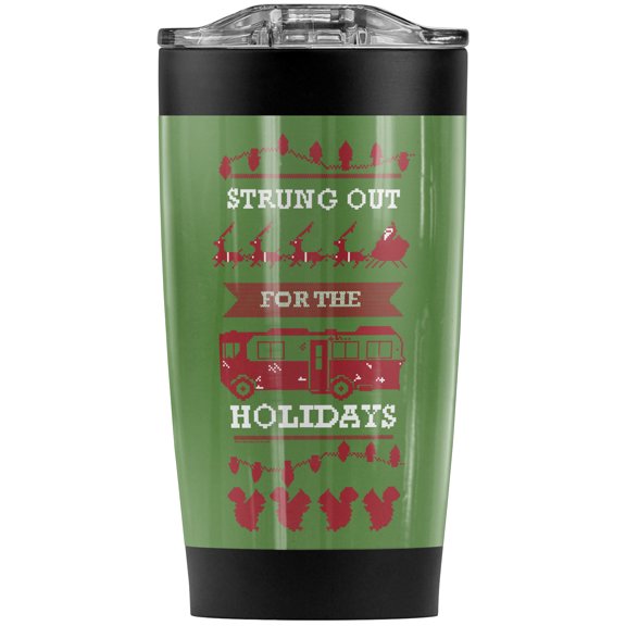 Christmas Vacation/Strung Out Stainless Steel Tumbler 20 oz Coffee Travel Mug/Cup, Vacuum Insulated & Double Wall with Leakproof Sliding Lid | Great for Hot Drinks and Cold Beverages