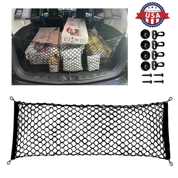 Universal Suv Car Accessories Envelope Style Trunk Cargo Net Storage Net Large