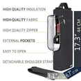 thumbnail image 3 of AROUY Bolsa enfriadora de Golf/Accesorios para Hombres y refrigerador de Cerveza pequeño con Aislamiento Suave, Capacidad para 6 Paquetes de latas o Dos Botellas de Vino, Bolsas Deportivas, 3 of 5