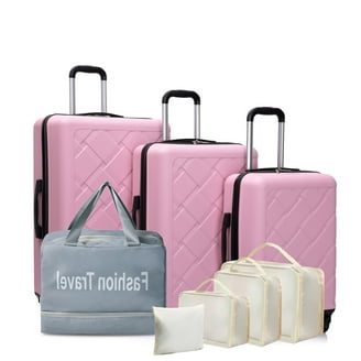 Ginza Travel Lightweight 3 Piece Hard Shell Luggage Set with