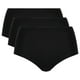 thumbnail image 1 of Calzoncillos Chantelle negros de talle alto sin costuras para mujer (paquete de 3), 1 of 5