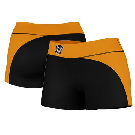 

Women s Black/Gold Fort Hays State Tigers Curve Side Shorties