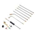 thumbnail image 1 of Tool Pressure Washer Extension Wand Upgrade Power Washer Lance High Pressure Washer Wand Lance Gutter Cleaner Attachment Curved Rod Accessory Tool Set Kit For Cleaning Washing, 1 of 8