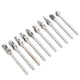 thumbnail image 4 of Fresa de desbaste, 10 piezas Brocas rotativas Taladro Cortador de molienda Tallado Lima rotativa Funcionalidad versátil, 4 of 12