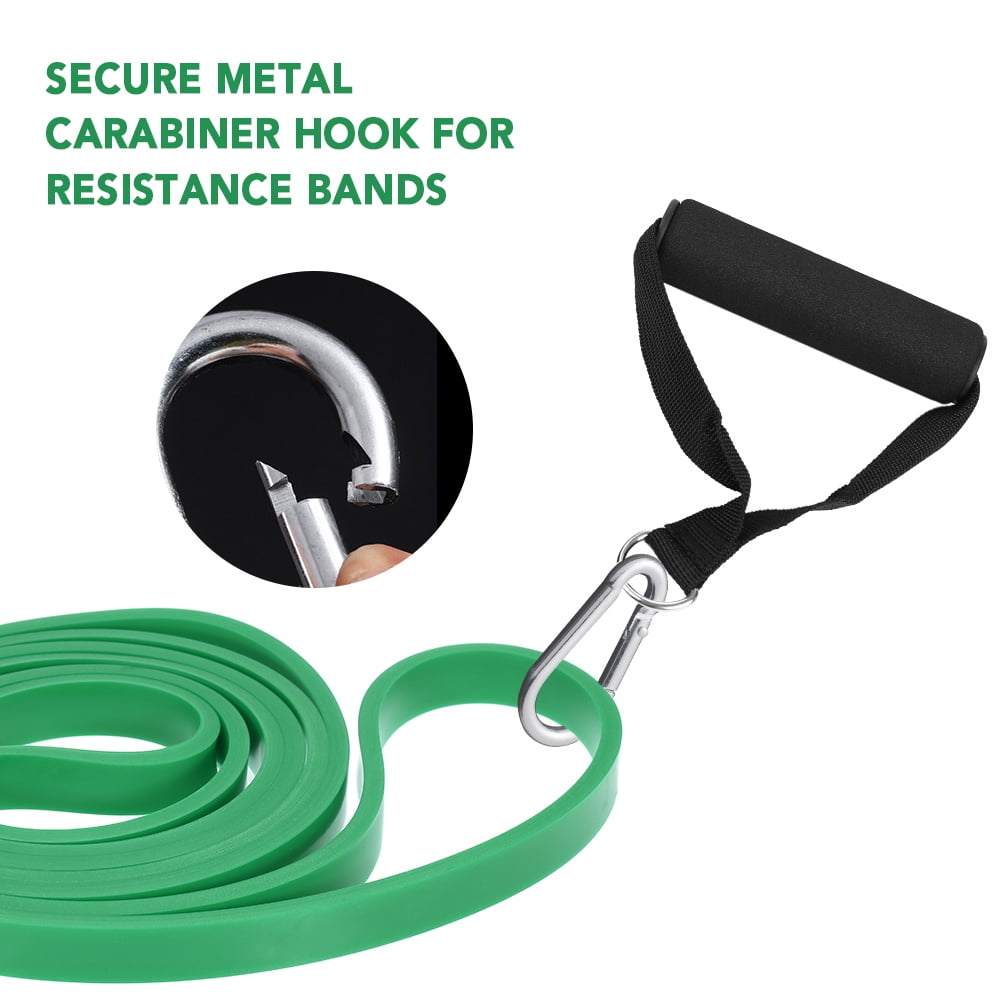 Metal resistance best sale band handles