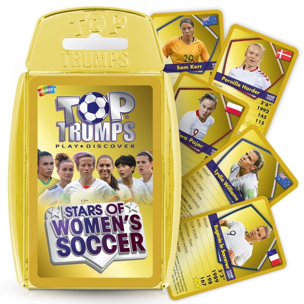 Juego de cartas Top triunfa sobre las estrellas del fútbol femenino desde hace más de 6 años
