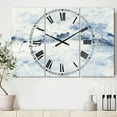 thumbnail image 2 of DesignArt Grande Horloge Murale Bleue Essuyable, 2 of 2
