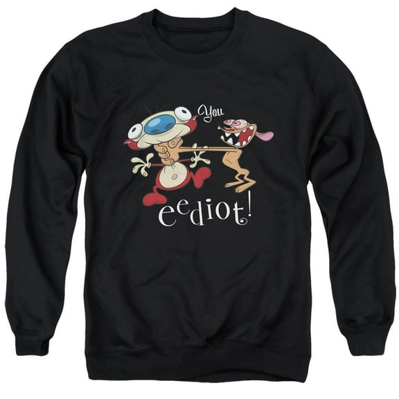 Ren And Stimpy You Eediot Unisex Adult Crewneck Sweatshirt