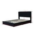 thumbnail image 3 of Upholstered 4 Drawers Storage Platform Bed,Full Size,Black, 3 of 8