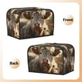 thumbnail image 3 of Haiem Adorable Flower Field Cow Print Toaster Covers 2 Slice Wide Slot,Bread Dust Cover & Fingerprint Protection,Bread Machine Cover,Appliance Covers, 3 of 7