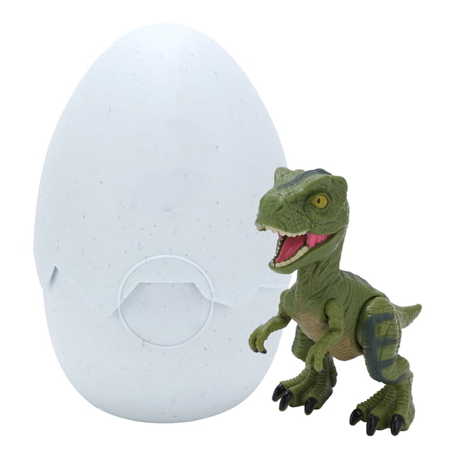 Juguete inteligente de huevo de dinosaurio, juguete de eclosión de dinosaurio vívido con luz de Sensor táctil para niños y niñas, tiranosaurio
