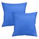 thumbnail image 1 of Uxcell 2-Pack Fundas de Almohadas para Exteriores, 18x18Pulgadas/45x45 cm Funda de Almohada Moderna para Sofá de Patio [Azul Marino], 1 of 6