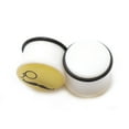 thumbnail image 3 of Pair of Mustache and Monocle Glow In The Dark Ear Plugs - 6 Gauge to 7/8", 3 of 4