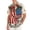 Deep Red #1, variant on 250th Anniversary Usa Shirt for Men Collar Red White Blue Vintage Shirts Short Sleeve Henley Summer T Shirts Patriotic Button Up Usa Star Stripes Tshirts Hot Pink 2XL