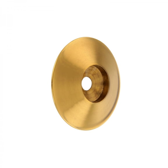 Renovators Supply Bright Brass Backplate Kitchen Cabinet Hardware Knobs Back Plate Fixing and Traditional Rosette Back plate w/RSF Coating