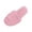 Watermelon Red, variant on Fuzzy House Slippers for Women Soft & Comfortable Womens Slippers with Open Toe Solid Color Casual Slip on Footwear for Indoor & Outdoor