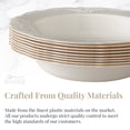 thumbnail image 4 of DISPOSABLE PLASTIC BOWLS | 12 oz - 20 PC | Vintage Collection | Cream, 4 of 6